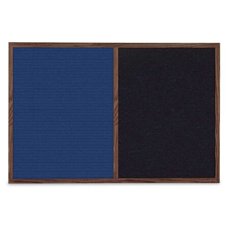 United Visual Products Slim Style Indoor Enclosed Corkboard, 36 UV504SC-BRONZE-SURF